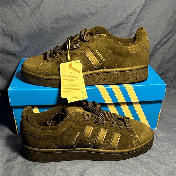 Adidas- campus, black, 6 women QS - Picture 1 of 5